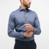 Eterna Struktur Slim Fit - Zakelijk Overhemd - Stahlgrau 2 Eterna Struktur Slim Fit - Zakelijk Overhemd - Stahlgrau -Eterna fa0e8c4d3bb3452d875cc7936e40c664