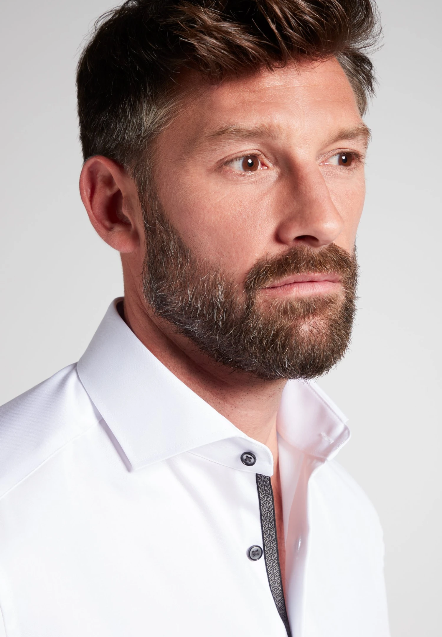 Eterna Comfort Fit - Zakelijk Overhemd - Weiß 5 Eterna Comfort Fit - Zakelijk Overhemd - Weiß - Afbeelding 3
