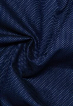 Eterna Struktur Comfort Fit - Zakelijk Overhemd - Navy -Eterna fad9c86bf0964f24a6a3a41d67bc50c9