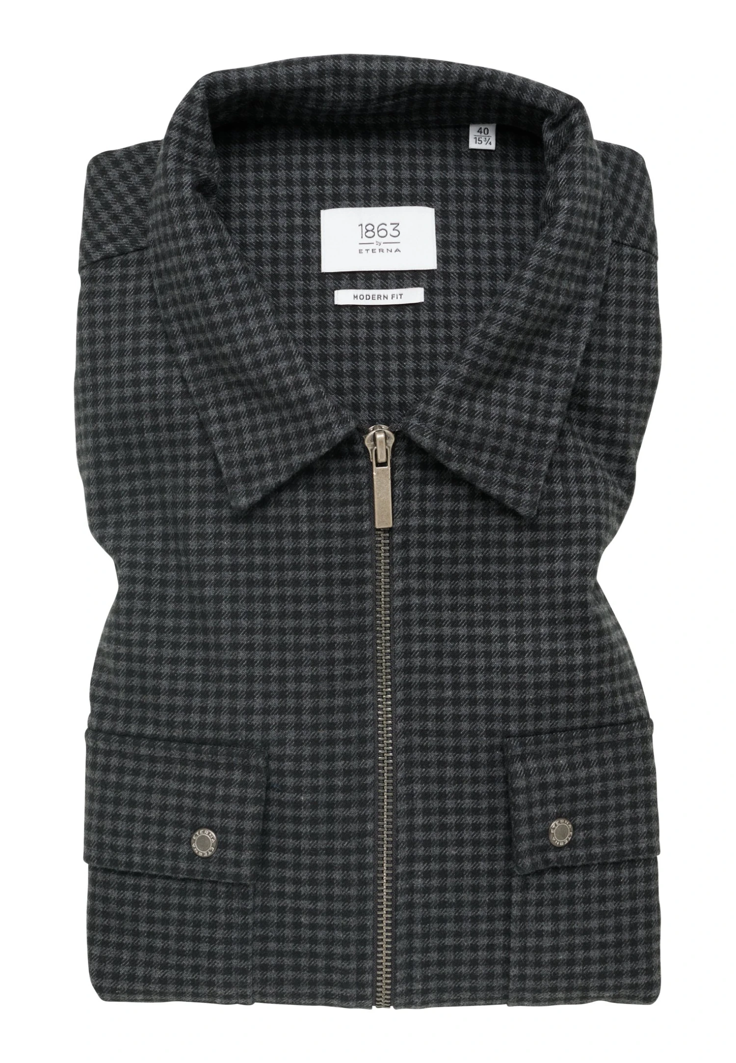 Eterna Lichte Jas - Schwarz 8 Eterna Lichte Jas - Schwarz - Afbeelding 6