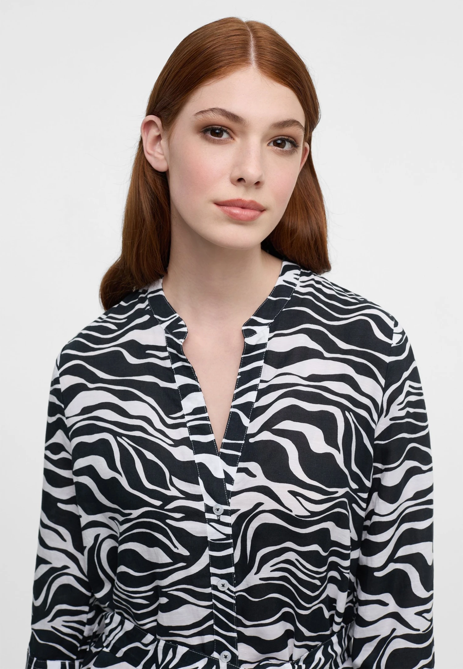 Eterna Blousejurk - Schwarz 5 Eterna Blousejurk - Schwarz - Afbeelding 3