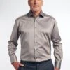 Eterna Comfort Fit - Zakelijk Overhemd - Taupe -Eterna fd2dbc02cfc240af880633aa9b5a43fe