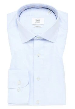 Eterna Strukturiertes Twill Comfort Fit - Zakelijk Overhemd - Hellblau -Eterna fe40c11963244884b53dfebce684f611