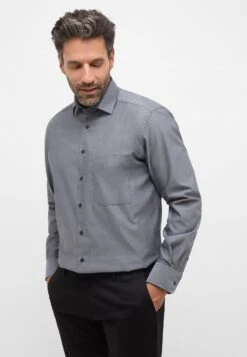 Eterna Pinpoint Comfort- Zakelijk Overhemd - Anthrazit